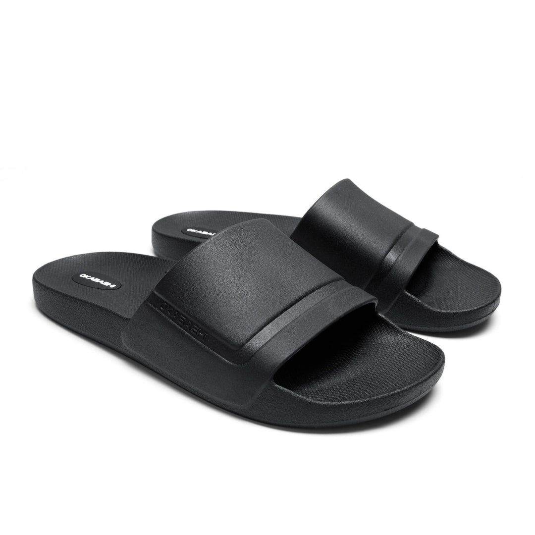 Men's slide sandal with straps